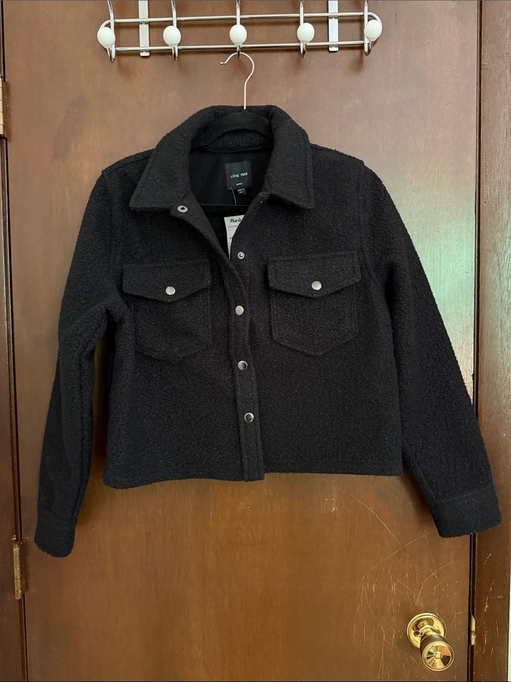 Black Sherpa Shacket